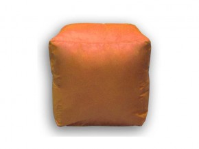 Пуф Куб мини оранжевый в Каслях - kasli.mebel74.com | фото