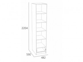 Шкаф для одежды Оттавия НМ 011.20 Антрацит в Каслях - kasli.mebel74.com | фото 2