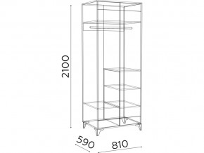 Шкаф двухдверный Гринвич мод.8 в Каслях - kasli.mebel74.com | фото 3