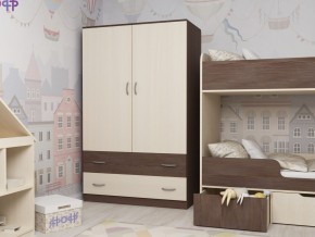 Шкаф двухстворчатый бодега-дуб молочный в Каслях - kasli.mebel74.com | фото 1