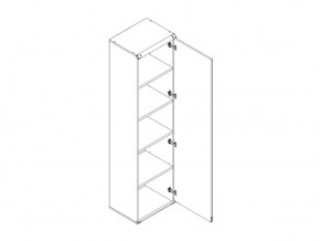 Шкаф JREG 1d Индиана Дуб Саттер в Каслях - kasli.mebel74.com | фото 2