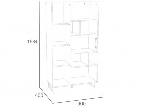 Шкаф комбинированный Фолк НМ 014.58 в Каслях - kasli.mebel74.com | фото 2