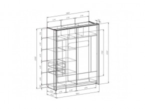 Шкаф-купе 1800 Либерти в Каслях - kasli.mebel74.com | фото 4