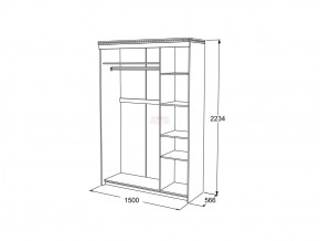 Шкаф купе 3-х дверный Ольга 13 в Каслях - kasli.mebel74.com | фото 3