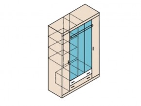 Шкаф Ника Н13 для одежды с ящиками в Каслях - kasli.mebel74.com | фото 2