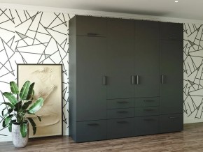 Шкаф распашной 2400А Антрацит в Каслях - kasli.mebel74.com | фото 1