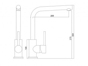 Смеситель Logic LM2103 хром в Каслях - kasli.mebel74.com | фото 2