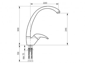 Смеситель MS-001 в Каслях - kasli.mebel74.com | фото 2