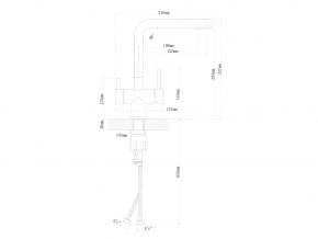 Смесители Florentina Арес Нержавеющая сталь в Каслях - kasli.mebel74.com | фото 2