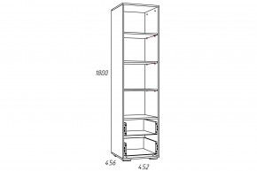 Стеллаж Лилу НМ 041.03 Птички в Каслях - kasli.mebel74.com | фото 2