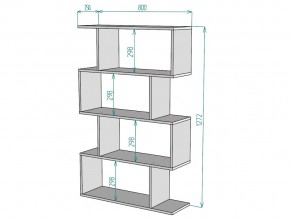 Стеллаж S54 в Каслях - kasli.mebel74.com | фото 3