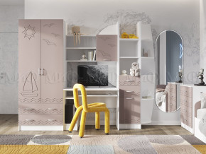 Стенка Юниор-2 Шарли pink в Каслях - kasli.mebel74.com | фото 1