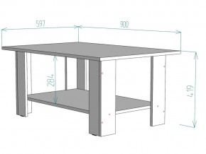 Стол журнальный TC1 в Каслях - kasli.mebel74.com | фото 3