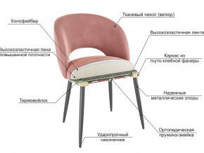 Стул Моли велюр синий в Каслях - kasli.mebel74.com | фото 2