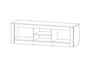 ТВ-тумба Ривьера анкор светлый в Каслях - kasli.mebel74.com | фото 2