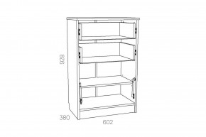 Тумба Оливия НМ 040.45 Х в Каслях - kasli.mebel74.com | фото 2