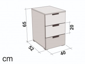 Тумба Svogen лаванда-белый в Каслях - kasli.mebel74.com | фото 2