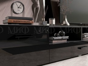 Тумба ТВ Николь Черный глянец в Каслях - kasli.mebel74.com | фото 3