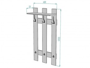 Вешалка V2 в Каслях - kasli.mebel74.com | фото 3