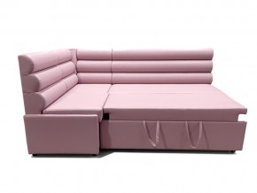Угловой диван Призма Валики со спальным местом розовый в Каслях - kasli.mebel74.com | фото 3