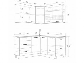 Угловой кухонный гарнитур Флоренс Грин в Каслях - kasli.mebel74.com | фото 4