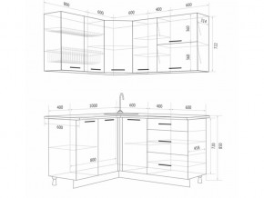 Угловой кухонный гарнитур Флоренс Грин в Каслях - kasli.mebel74.com | фото 5